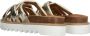 Tamaris Metallic Gouden Gevlochten Leren Slipper Yellow Dames - Thumbnail 34