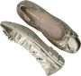 Tamaris Metallic leren ballerina schoenen Yellow Dames - Thumbnail 5