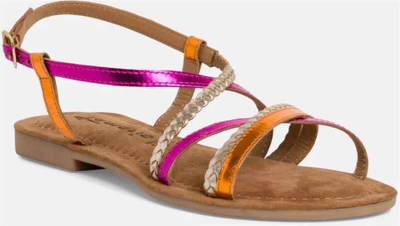 tamaris Multikleur Sandalen met Blokhak Multicolor Dames