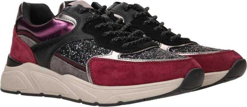 tamaris Paarse Sneakers met Comfortabel Voetbed Multicolor Dames