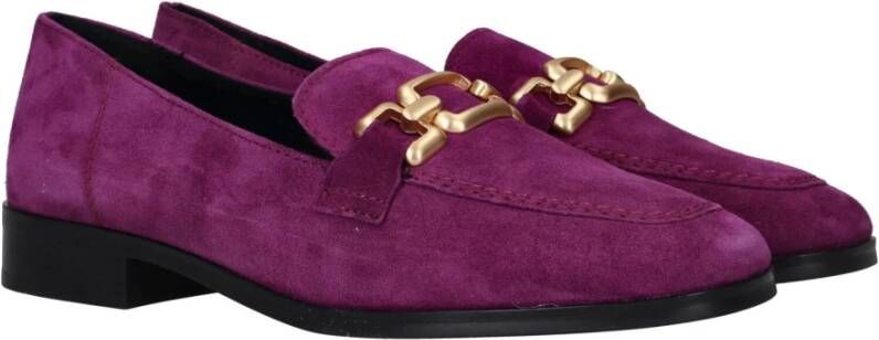 tamaris Paarse Suède Loafer Purple Dames