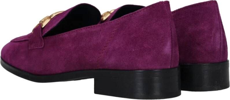 tamaris Paarse Suède Loafer Purple Dames