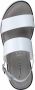 Tamaris Elegante witte platte sandalen voor vrouwen White Dames - Thumbnail 8
