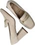 Tamaris Beige Suède Pump met Gouden Detail Beige Dames - Thumbnail 20