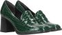 Tamaris Groene Krokodillenprint Pump Green Heren - Thumbnail 10