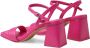 Tamaris Roze Open Platte Sandalen Vrouwen Pink Dames - Thumbnail 6