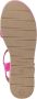 Tamaris Roze Suède Casual Open Sandalen Pink Dames - Thumbnail 11