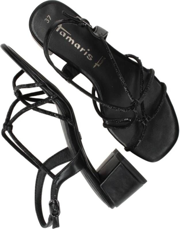 tamaris sandalette Black Dames