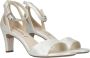 Tamaris Elegante zilveren parel hoge hak sandalen White Dames - Thumbnail 6