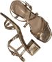 Tamaris Gouden hoge hak sandalen voor stijlvolle vrouwen Beige Dames - Thumbnail 11