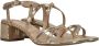 Tamaris Gouden hoge hak sandalen voor stijlvolle vrouwen Beige Dames - Thumbnail 12