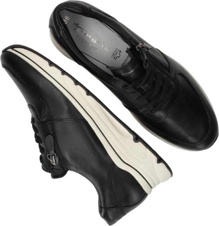tamaris sneaker Black Dames