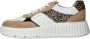 Tamaris Sneaker met Geribbelde Platformzool en Beige Accenten Multicolor Dames - Thumbnail 6