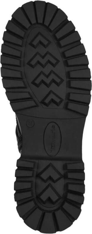 Tamaris Stijlvolle Biker Boots met Warme Voering