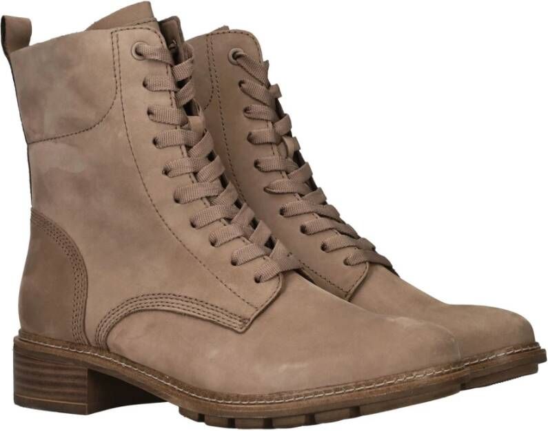 tamaris Stijlvolle dames veterboot Beige Dames