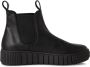 Tamaris dames chelsea boot leren laarzen enkellaars vrouwen leer M25403 zwart - Thumbnail 7
