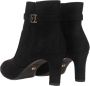 Tamaris Stijlvolle zwarte enkellaars met gouden accent Black Dames - Thumbnail 5