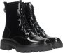 Tamaris Stijlvolle Zwarte Leren Chelsea Laars met Rits en Versterkte Hiel Black Dames - Thumbnail 4