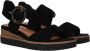 Tamaris Trendy Comfortabele Suède Sandaal Black Dames - Thumbnail 15