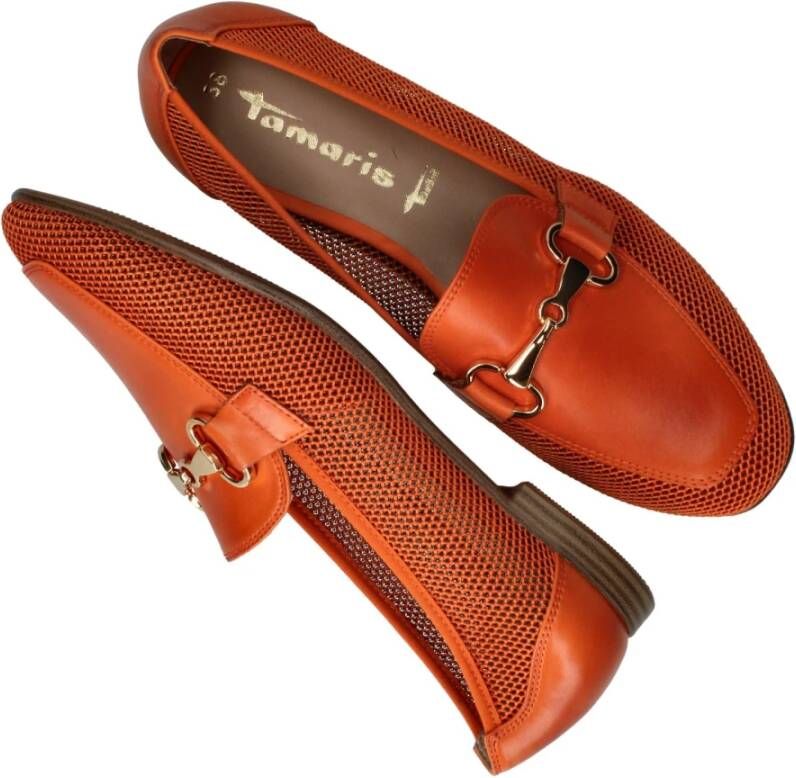 tamaris Vegan instapper Orange Dames