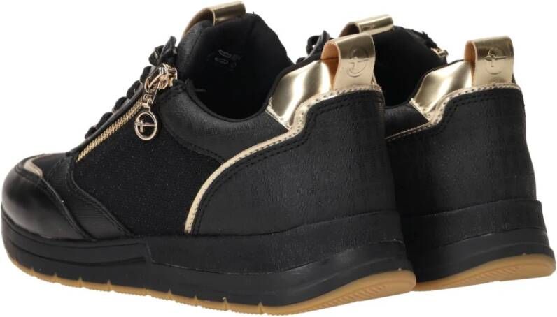 tamaris Vegan sneaker Black Dames