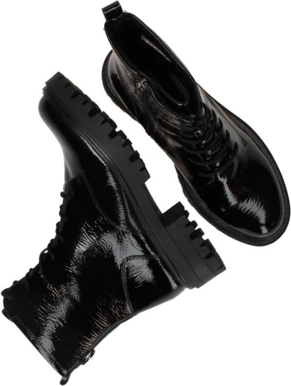 tamaris Stoere vegan veterboot voor dames Zwart Dames