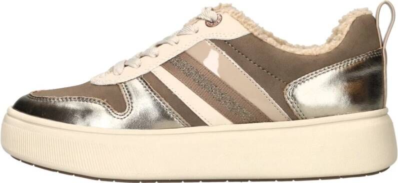 tamaris veterschoen Beige Dames