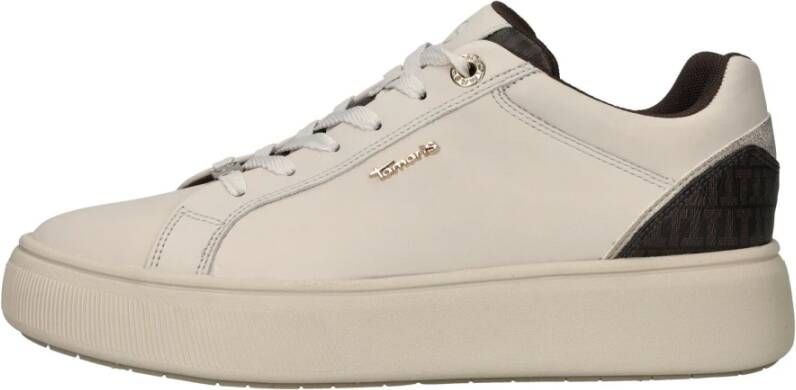 tamaris veterschoen Beige Dames