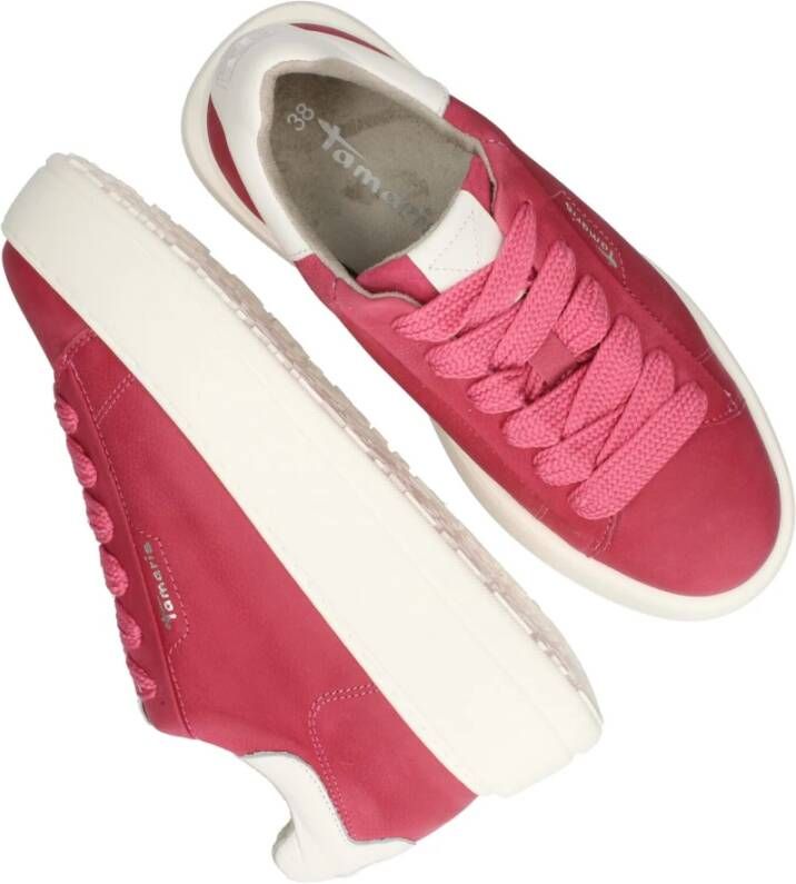 tamaris veterschoen Roze Dames