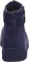 Tamaris dames leren enkellaarsjes marine M2520643 - Thumbnail 3