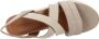 Tamaris Sandalen met sleehak taupe Leer Dames - Thumbnail 21