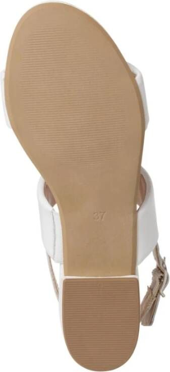 Tamaris Witte Casual Open Platte Sandalen