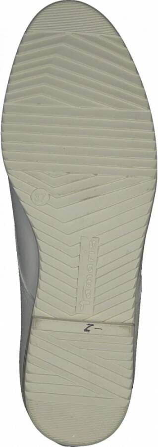 tamaris Witte Lage Hak Veterschoenen White Dames