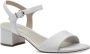 Tamaris Witte Open Platte Sandalen Vrouwen White Dames - Thumbnail 8