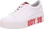 Tamaris Witte Dames Casual Sneakers Vetersluiting - Thumbnail 2