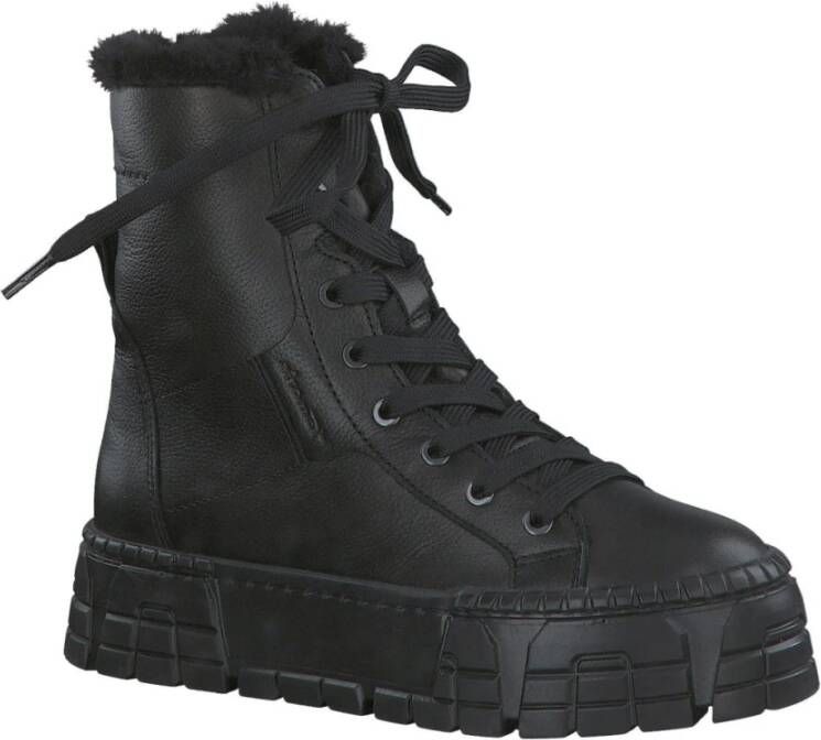 tamaris Zwarte casual gesloten laarsjes Zwart Dames