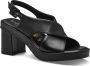 Tamaris Zwarte Casual Open Platte Sandalen Black Dames - Thumbnail 4