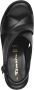 Tamaris Zwarte Casual Open Platte Sandalen Black Dames - Thumbnail 8