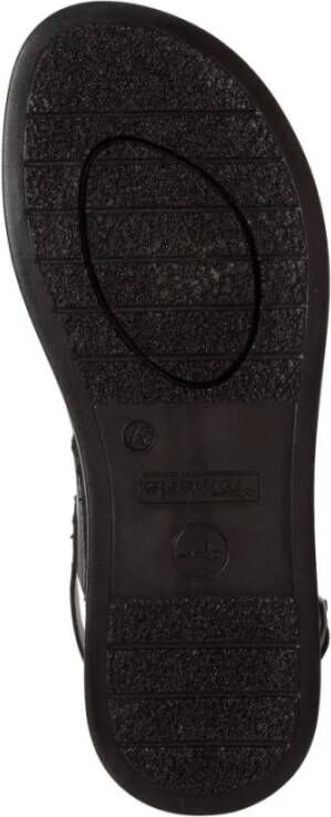 tamaris Zwarte Casual Platte Sandalen voor Vrouwen Black Dames
