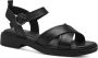 Tamaris Zwarte Casual Open Platte Sandalen Black Dames - Thumbnail 6
