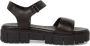 Tamaris Zwarte Casual Open Platte Sandalen Black Dames - Thumbnail 6