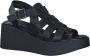 Tamaris Plateausandalen zomerschoen sandaal plateauhak in gladiatoren-look - Thumbnail 5
