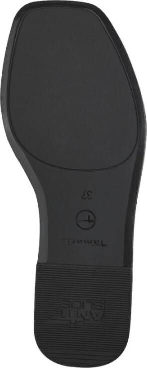 tamaris Zwarte Open Casual Slippers Vrouwen Black Dames