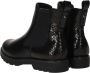 Tamaris Zwarte Chelsea Boot met Dierenprint Detail Black Dames - Thumbnail 11