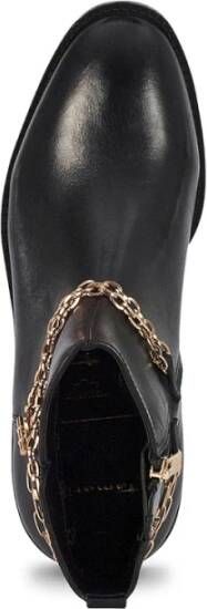 tamaris Zwarte Enkellaarzen Black Dames