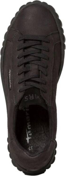 tamaris Zwarte lage sneakers voor vrouwen Black Dames