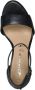 Tamaris Zwarte Leren Hoge Hak Sandalen Black Dames - Thumbnail 52