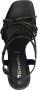 Tamaris Zwarte metalen elegante open sandalen Black Dames - Thumbnail 5
