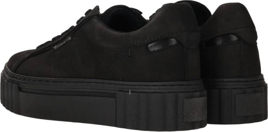 tamaris Zwarte Platform Sneakers Black Dames