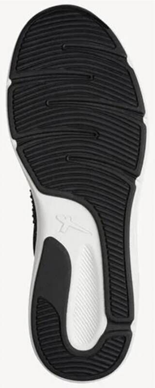 Tamaris Zwarte Sneakers met Glanzende Details